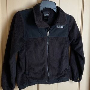 The North Face Kids Black Fleece Jacket Girl 7/8